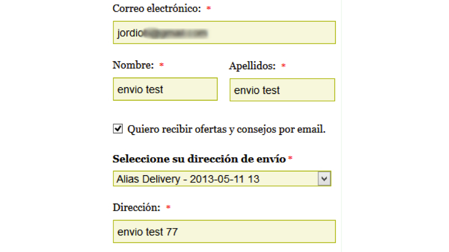 pide la informacion necesaria