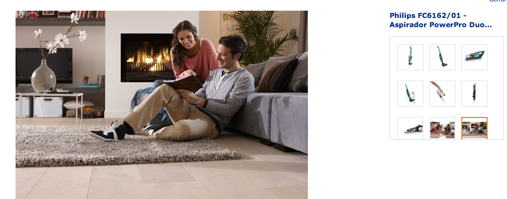 Ficha de producto en Amazon de Philips