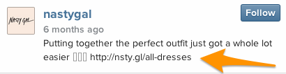 Nasty Gal Instagram