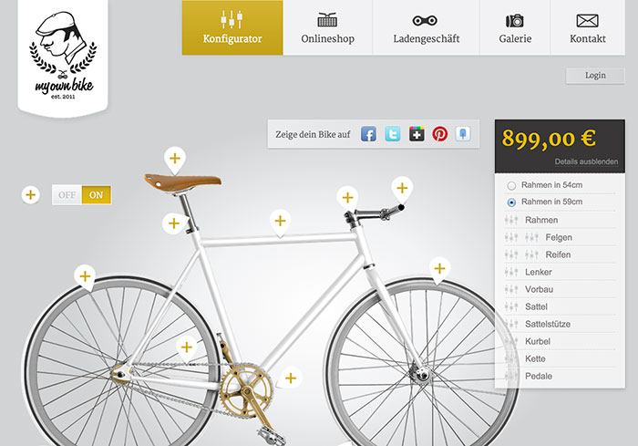 Ficha producto My Own Bike