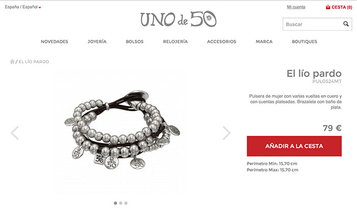 Uno de 50 ficha producto