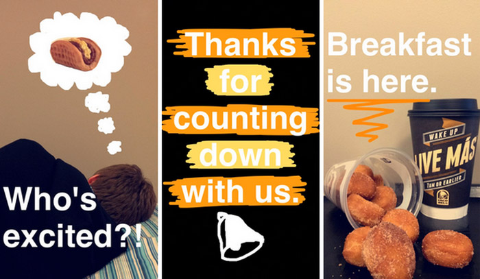 Taco Bell Snapchat