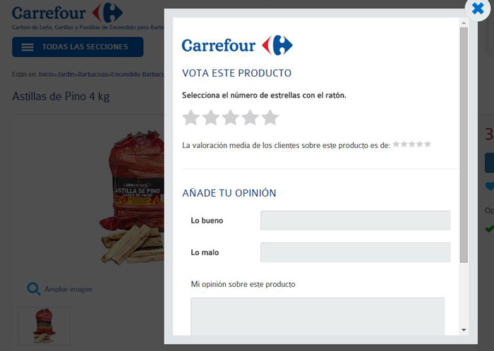 valoraciones tienda online