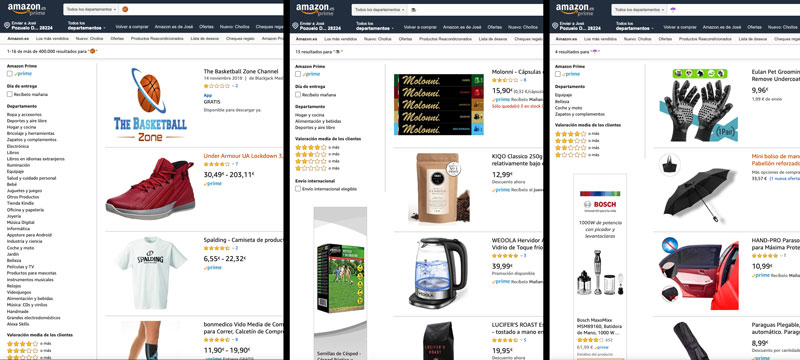 Búsqueda en Amazon con Emojis