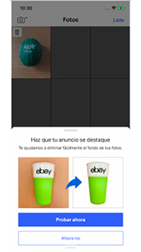 App móvil de Ebay