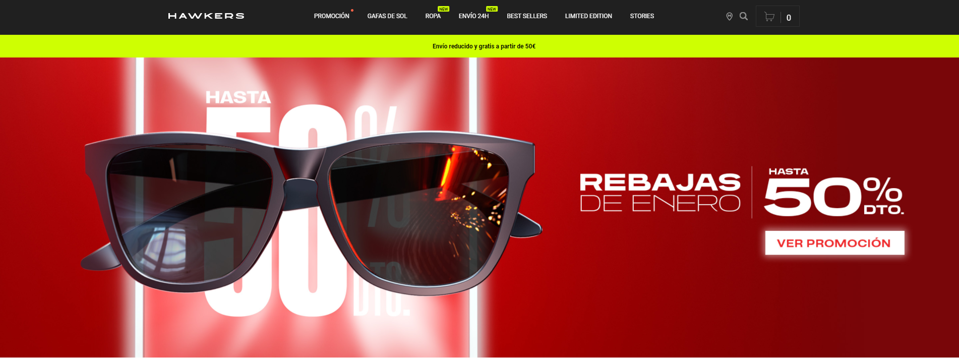 Rebajas en el eCommerce de Hawkers